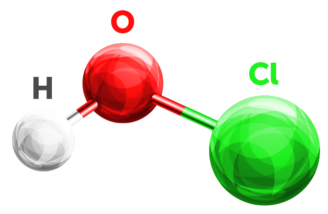 hypochlorous acid formula molecule